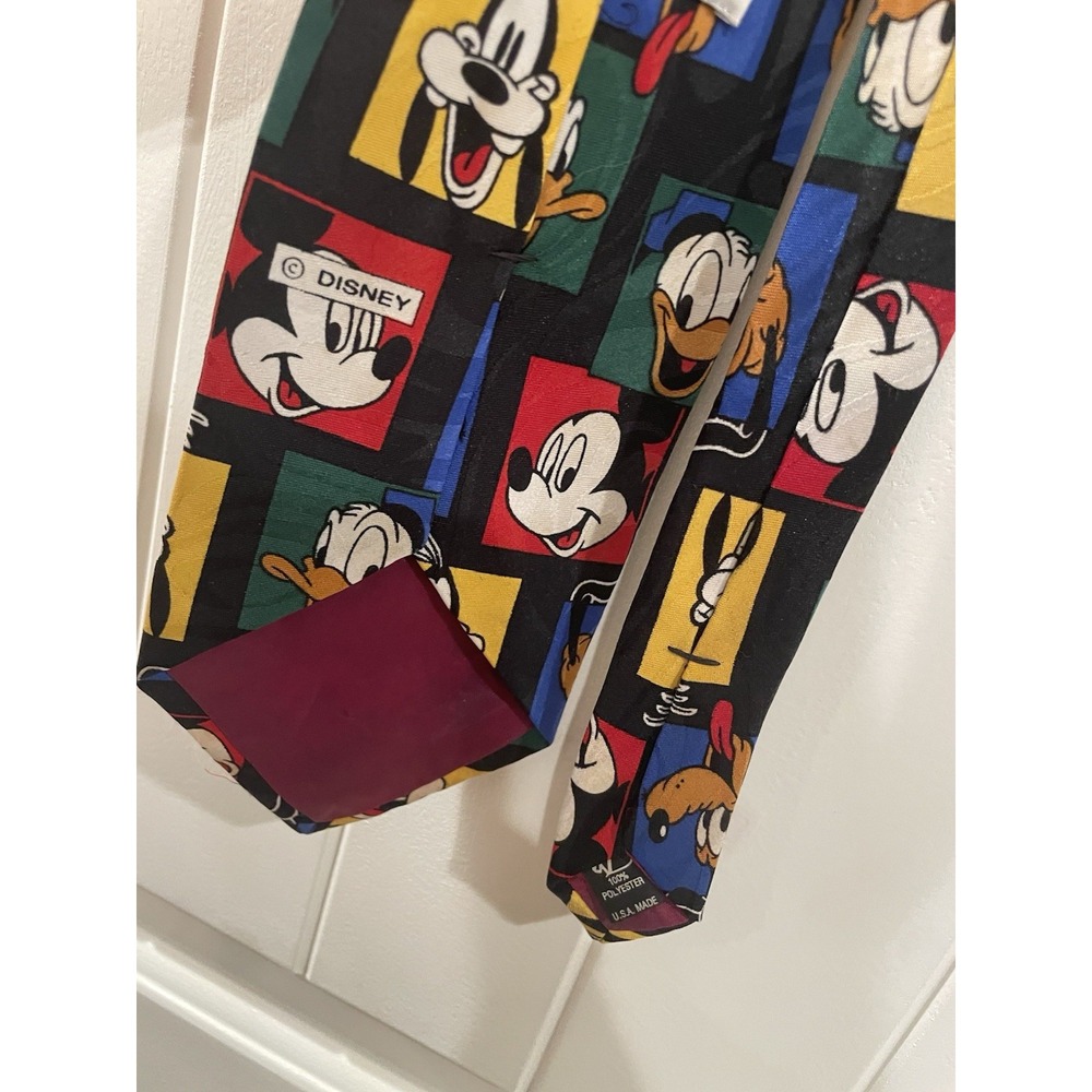 Balancine Disney The Tie Works Men's Necktie Mickey And Friends All Over Print - Picture 4 of 6